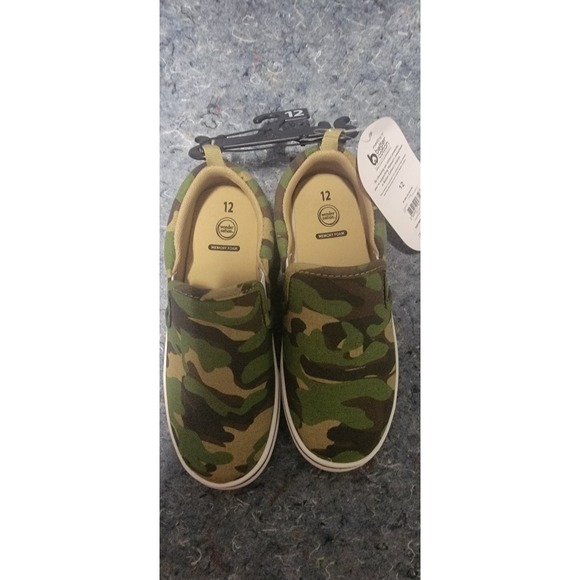 Better Cotton‎ Mass Balance BT WN Cas Slip On Camo Sneakers Size 12 - Picture 3 of 7